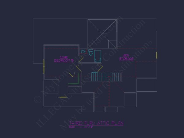 Spacious 4-Bedroom house Plan with Stunning Blueprint Designs