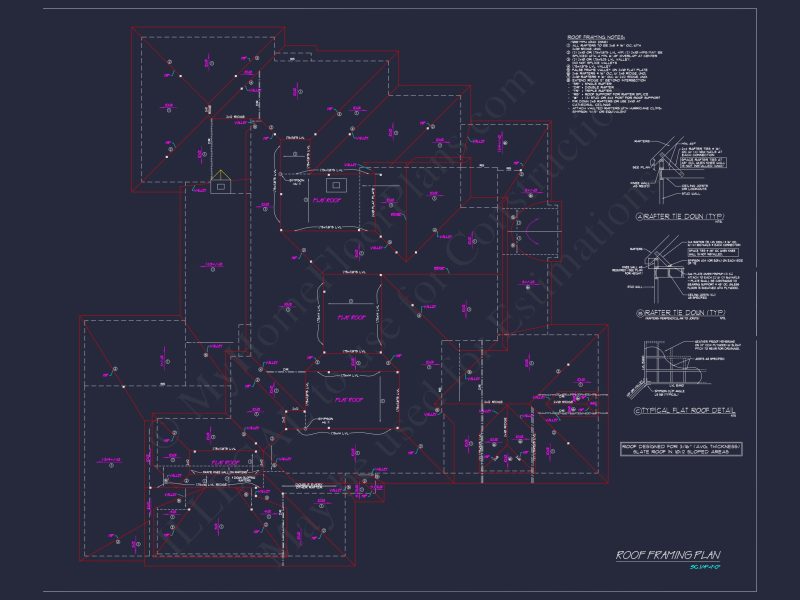 Spacious 5-Bedroom house Floor Plan with Detailed CAD Designs
