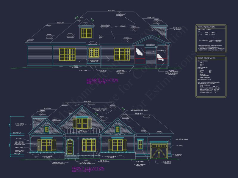 Spacious 5-Bedroom house Plan with Blueprint CAD Designs