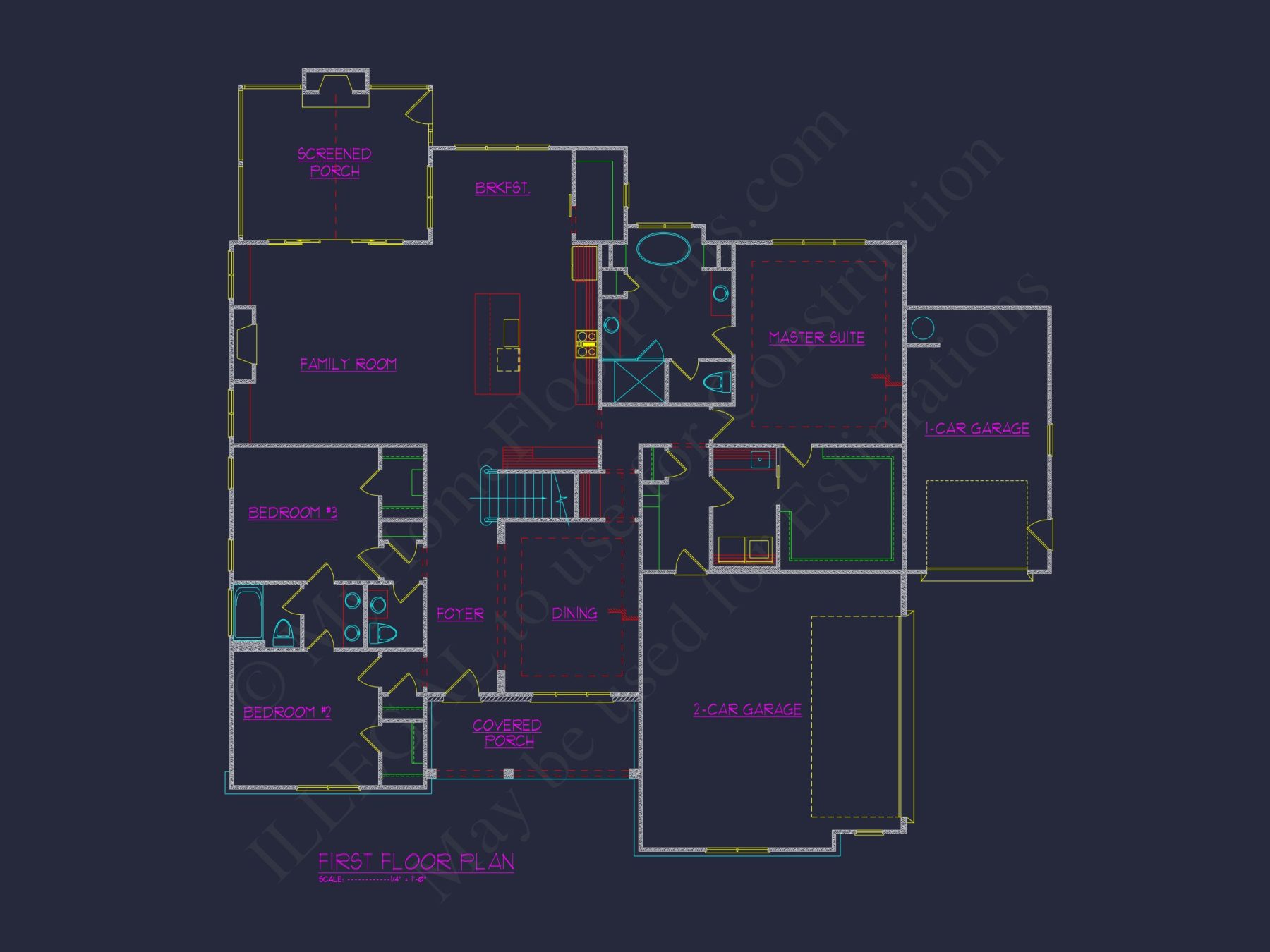 Spacious 5-Bedroom house Plan with Blueprint CAD Designs