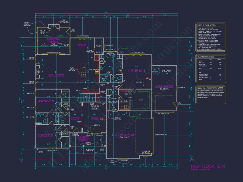 Spacious 5-Bedroom house Plan with Blueprint CAD Designs