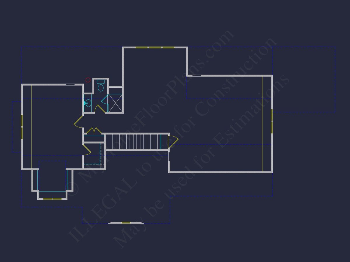 Spacious 5-Bedroom house Plan with CAD Designs and Blueprints