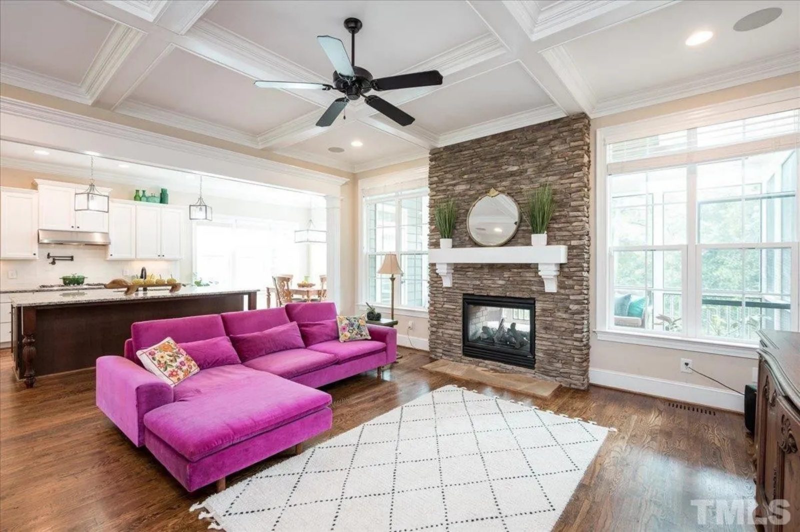 Spacious 5-Bedroom Home Plan with Vaulted Ceilings and CAD Designs