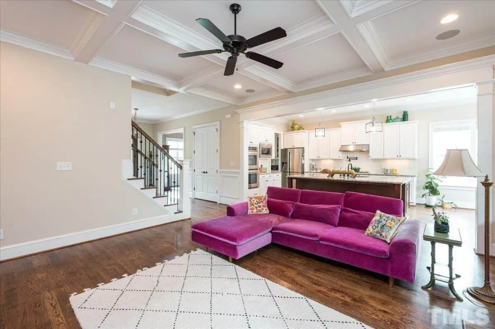Spacious 5-Bedroom Home Plan with Vaulted Ceilings and CAD Designs