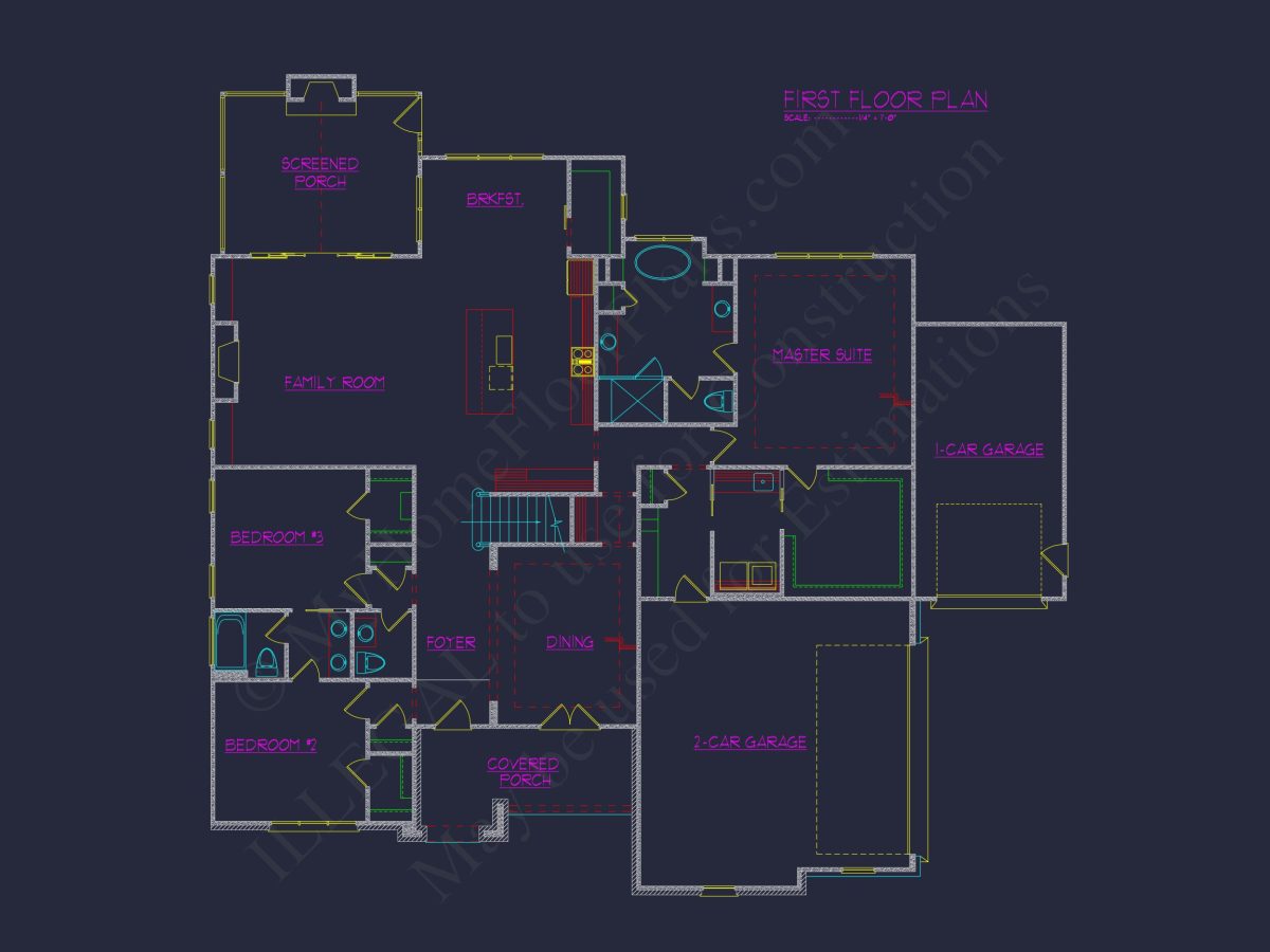 Spacious 5-Bedroom house with a Modern Craftsman Design