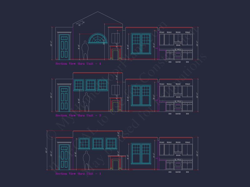 Spacious 6-Bedroom Townhome Plan