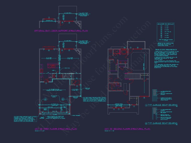 Spacious 6-Bedroom Townhome Plan