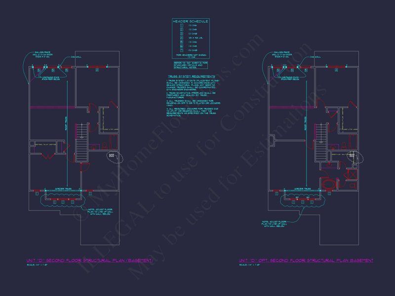 Spacious 6-Bedroom Townhome Plan