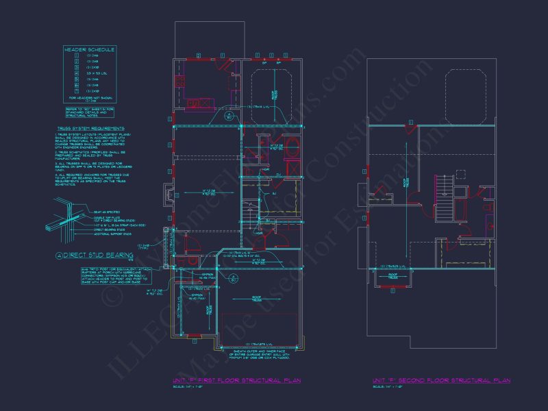 Spacious 6-Bedroom Townhome Plan