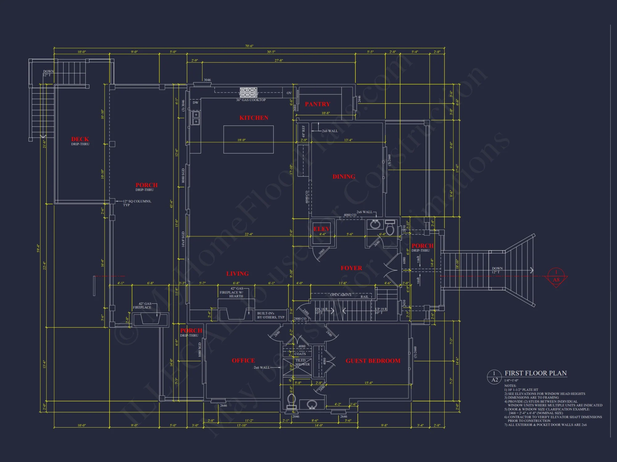 Spacious Beach house Plan with 3 Floors and Modern Designs