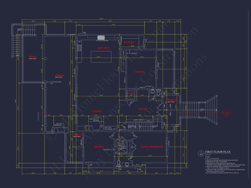 Spacious Beach house Plan with 3 Floors and Modern Designs