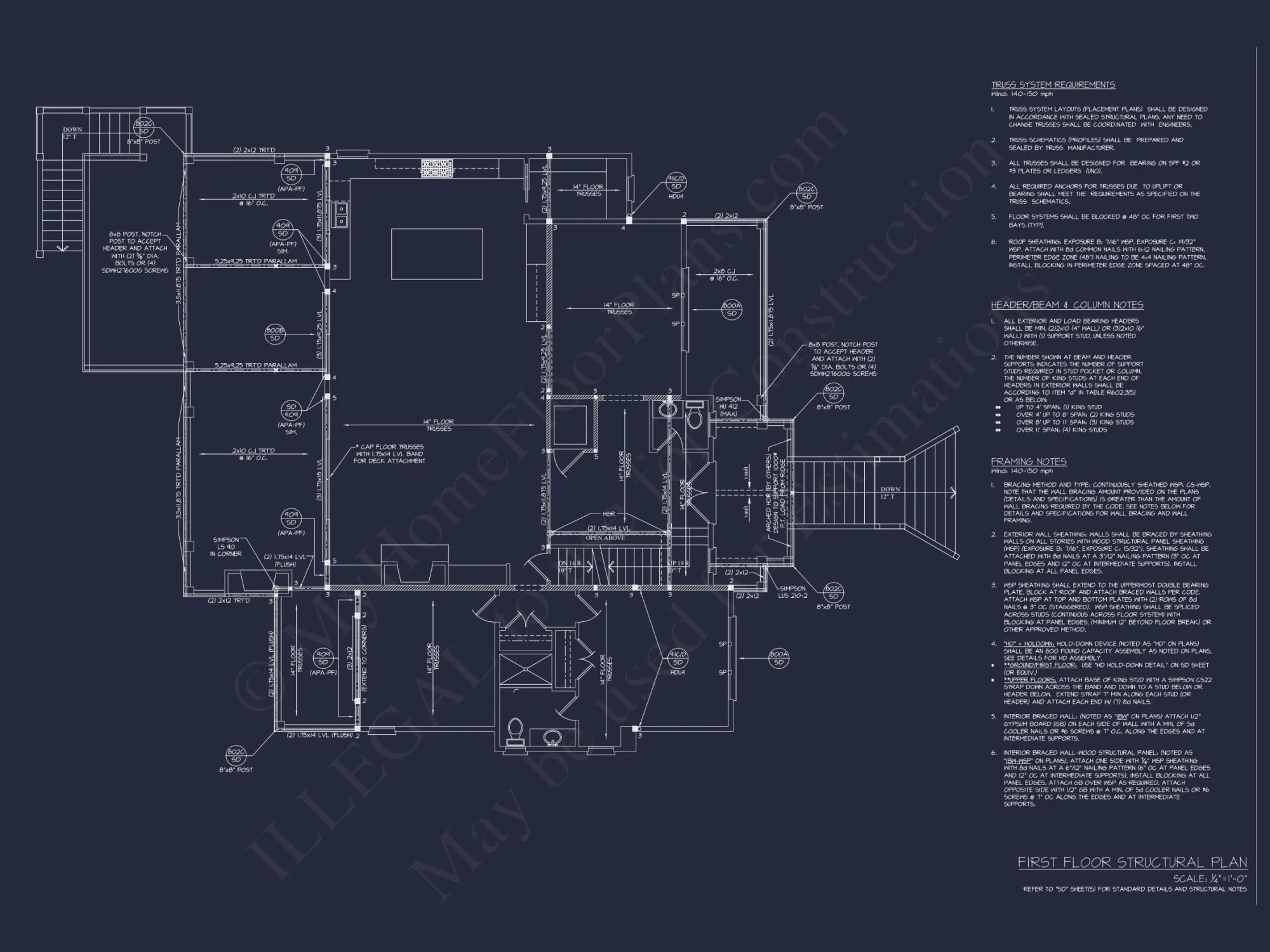 Spacious Beach house Plan with 3 Floors and Modern Designs