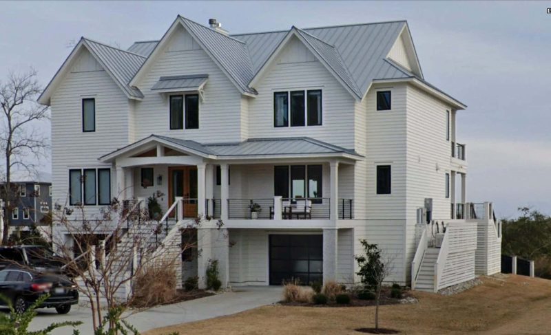 Spacious Beach house Plan with 3 Floors and Modern Designs