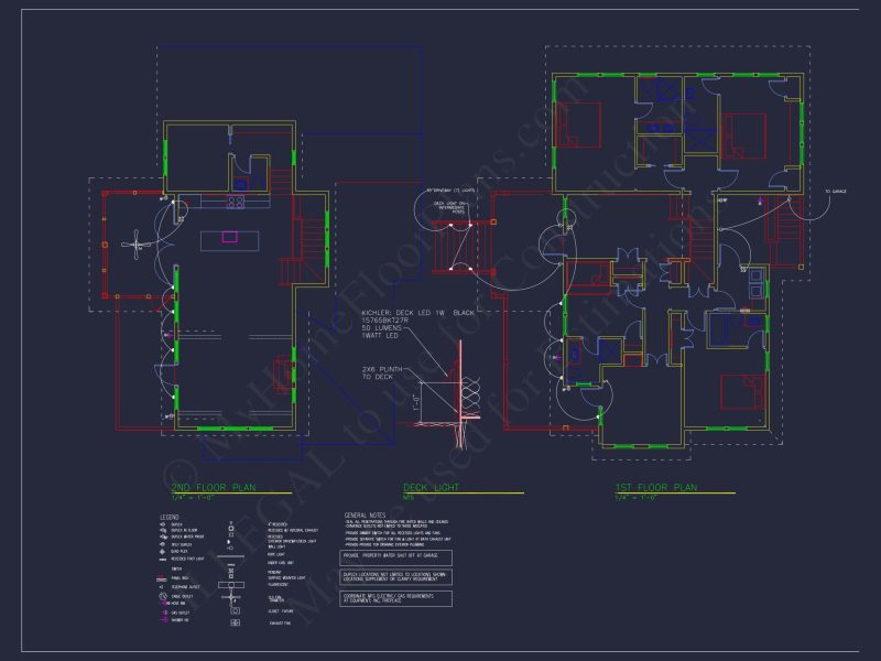 Spacious Coastal house Plan with CAD Floor Plans & Designs