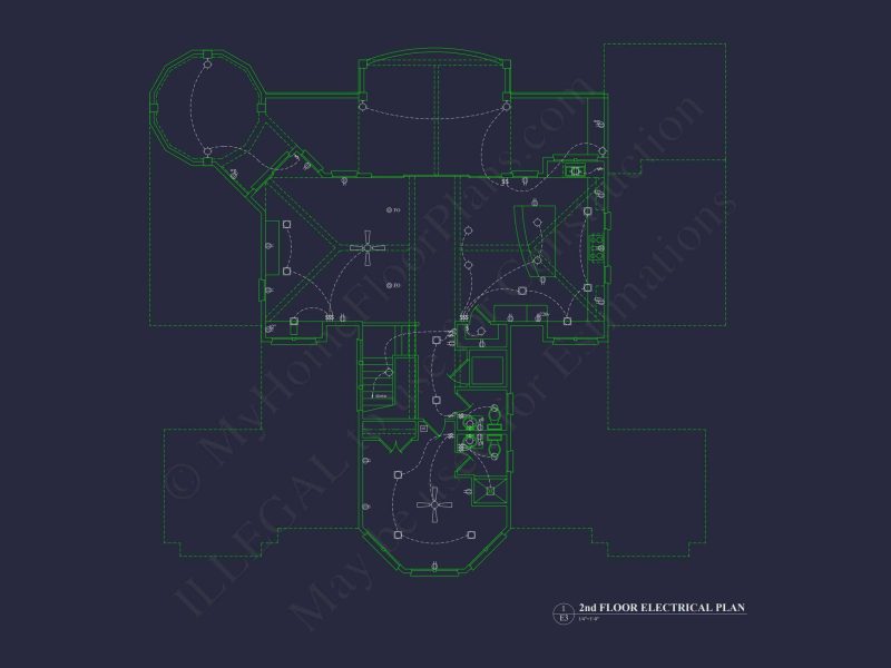 Spacious Coastal house Plan with Detailed Floor Plans & CAD Designs