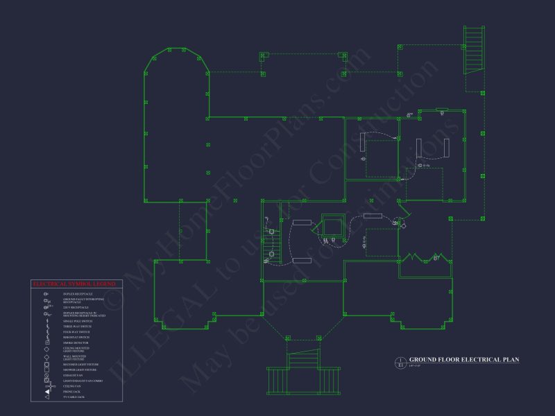 Spacious Coastal house Plan with Detailed Floor Plans & CAD Designs