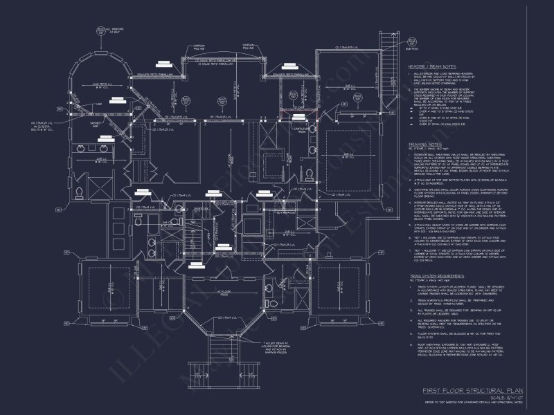 Spacious Coastal house Plan with Detailed Floor Plans & CAD Designs
