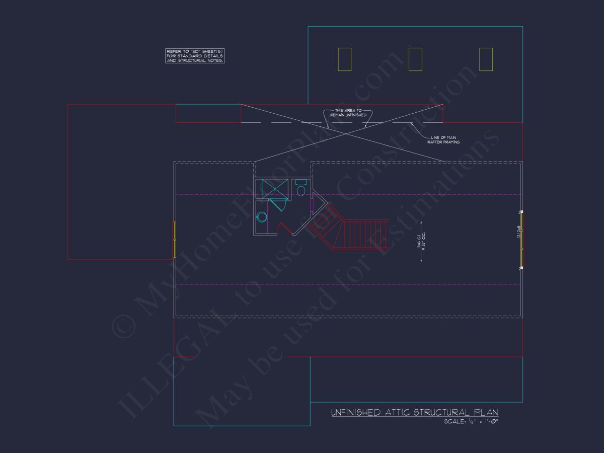 Spacious Colonial Farmhouse house Plan with CAD Designs