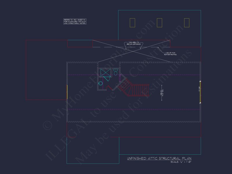 Spacious Colonial Farmhouse house Plan with CAD Designs