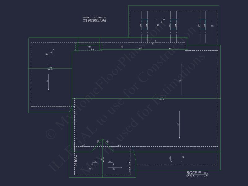 Spacious Colonial Farmhouse house Plan with CAD Designs