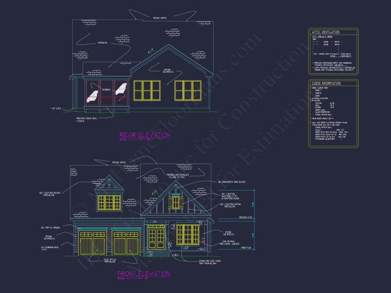 Spacious Craftsman house Plan: Detailed Floor Plan & Designs