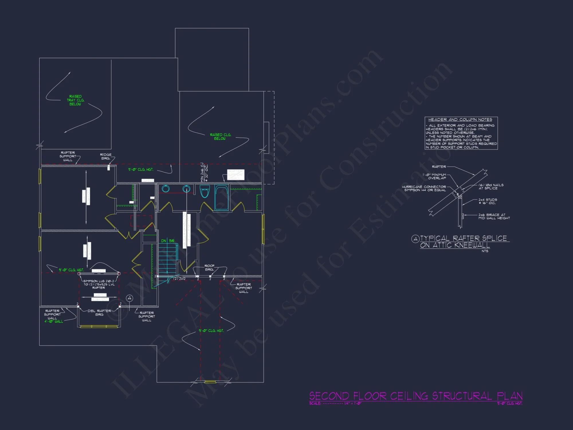 Spacious Craftsman house Plan: Detailed Floor Plan & Designs