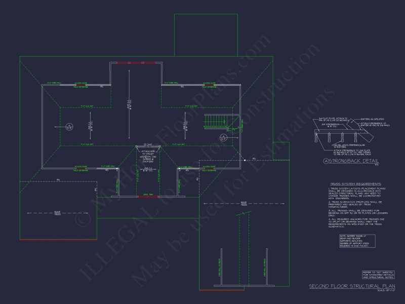 Spacious Craftsman house Plan with 1.5 Floors and CAD Designs