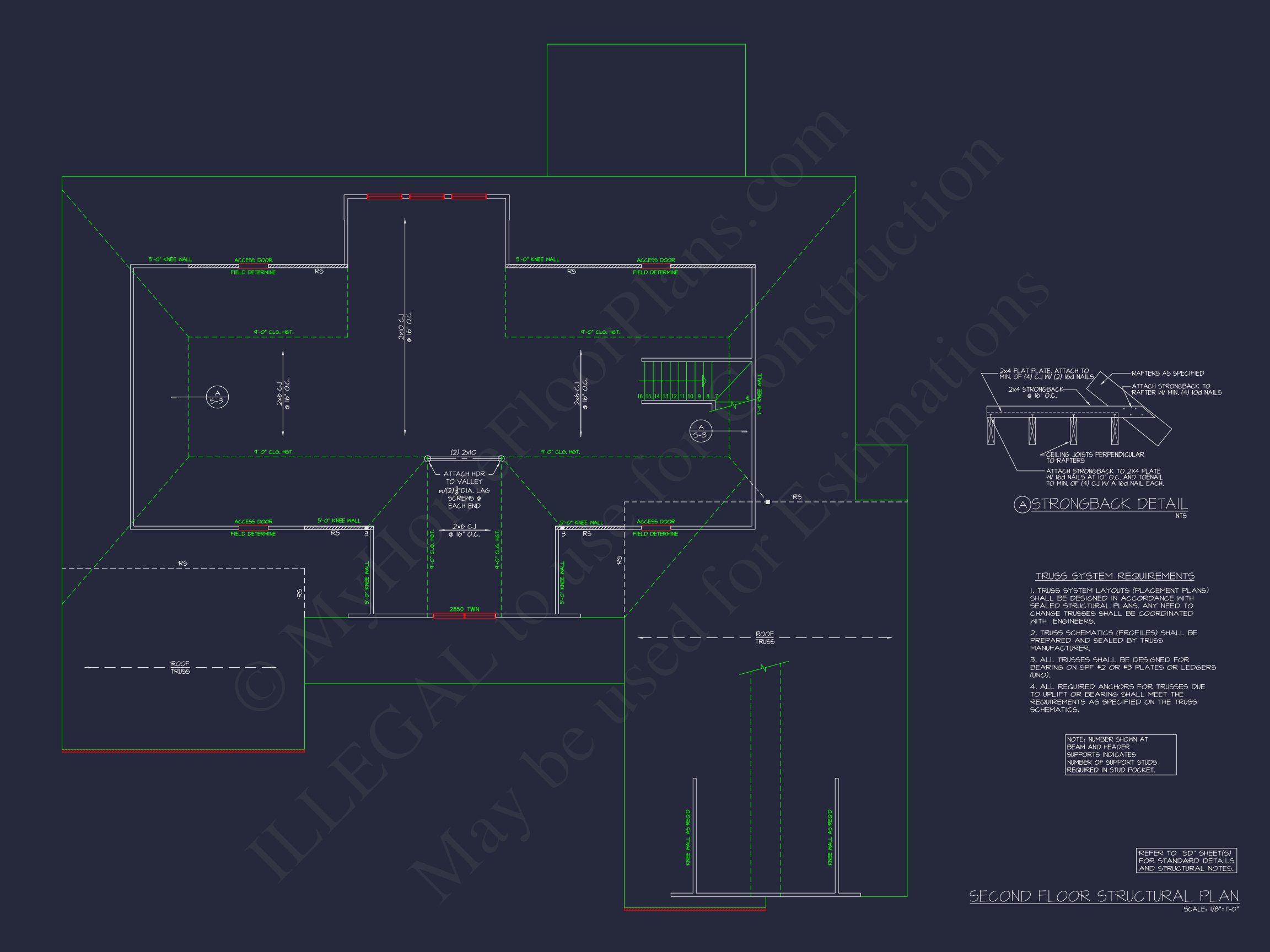 Spacious Craftsman house Plan with 1.5 Floors and CAD Designs