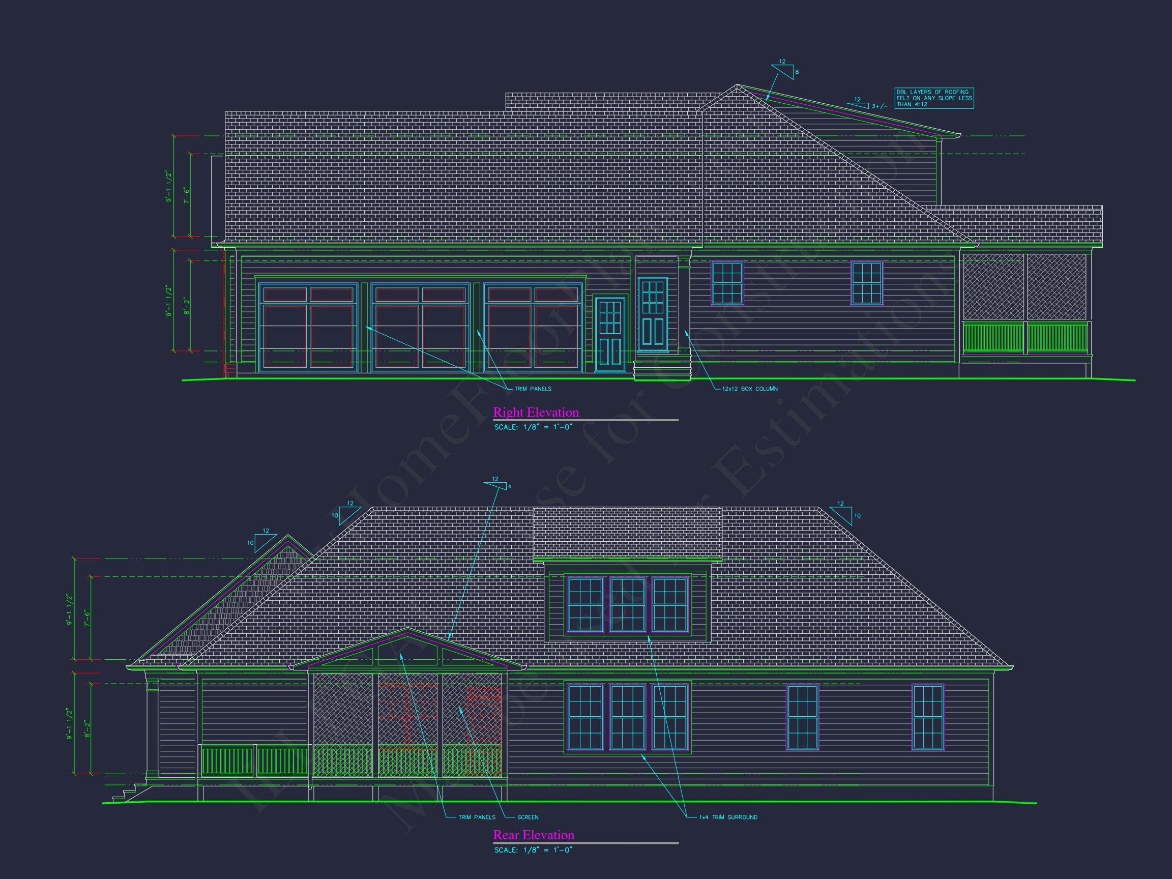 Spacious Craftsman house Plan with 1.5 Floors and CAD Designs