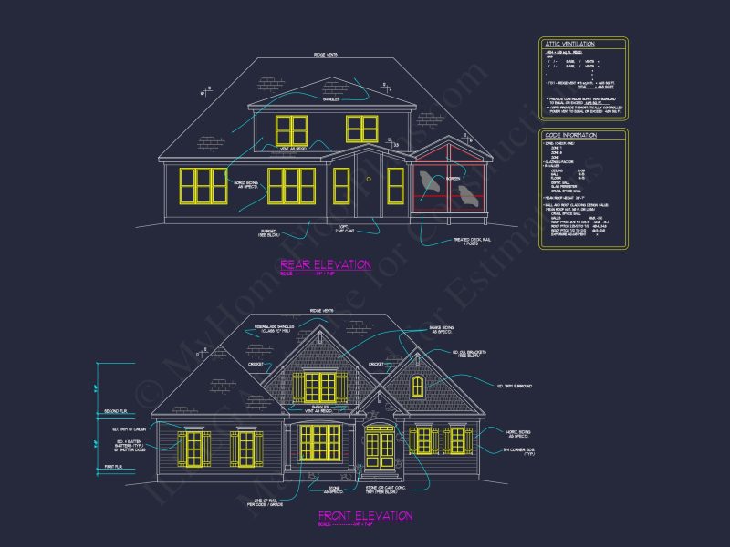 Spacious Craftsman house Plan with 4 Beds