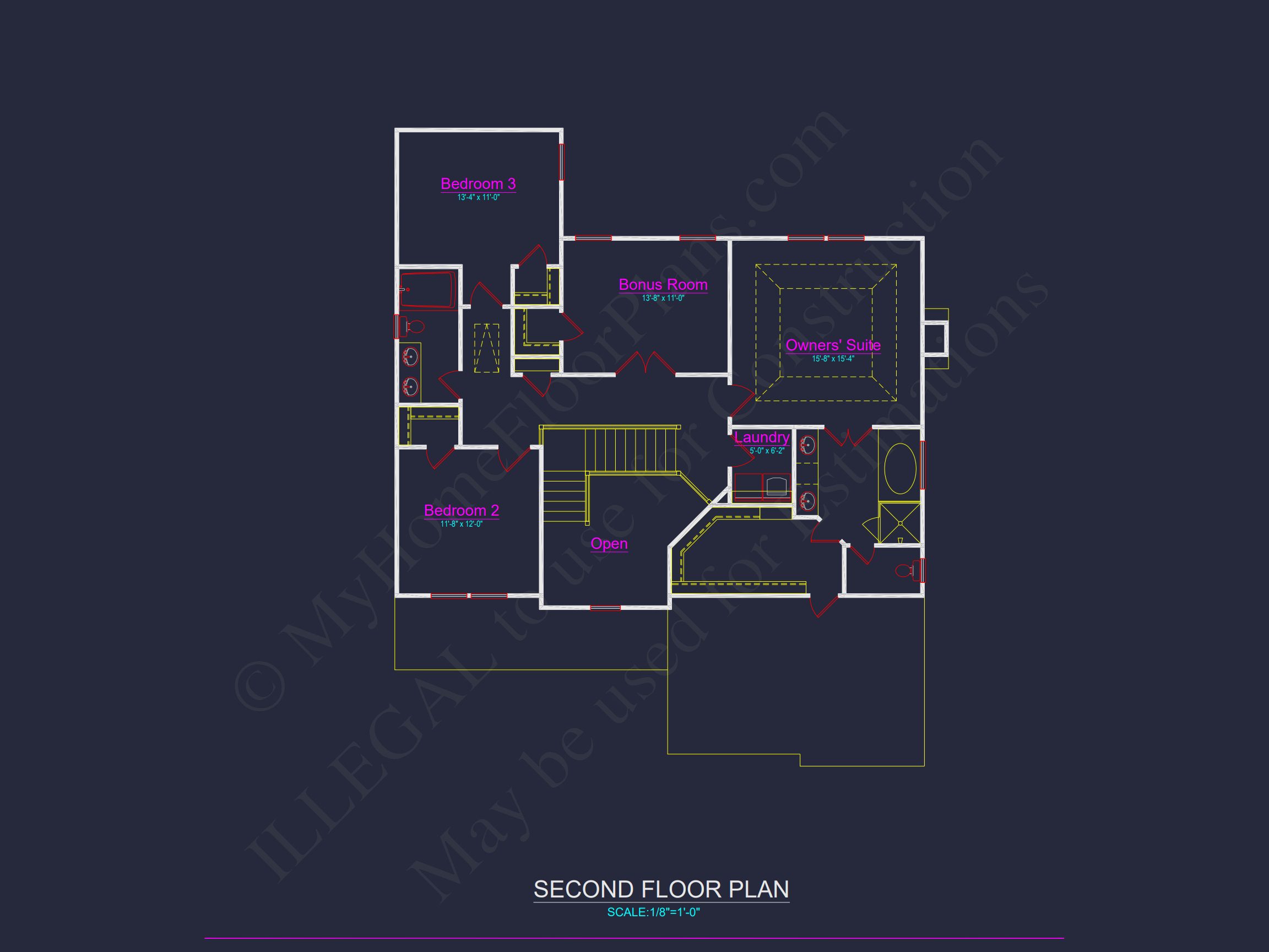 Spacious Craftsman house Plan with CAD Blueprints & Designs