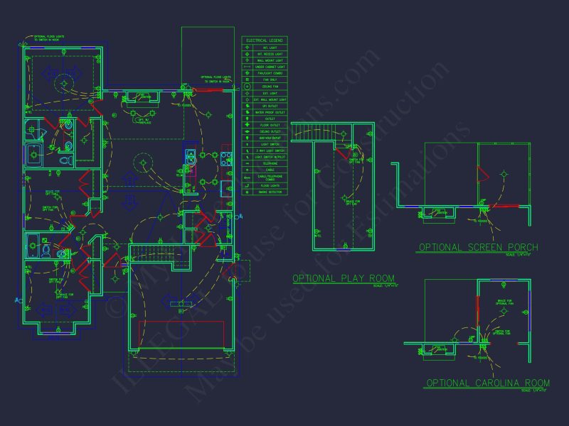 Spacious Craftsman house Plan with CAD Floor Designs