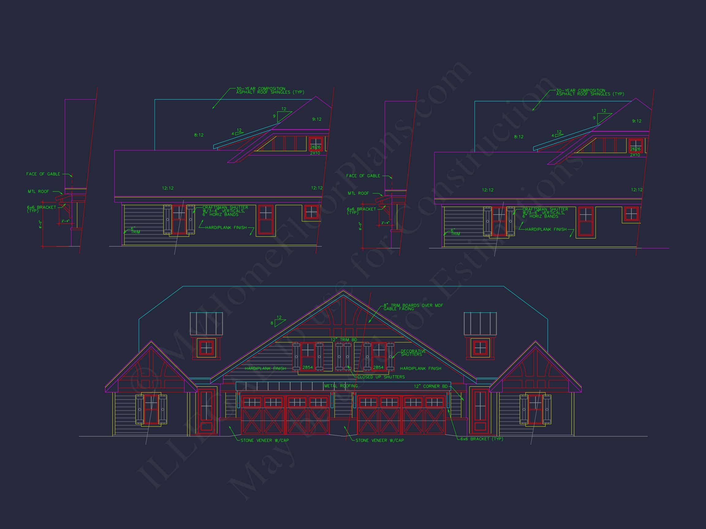 Spacious Craftsman Style house Plan with Functional Design