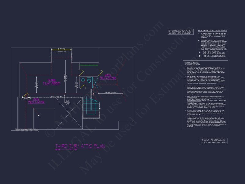 Spacious Farmhouse house Plan with Detailed Floor Blueprint