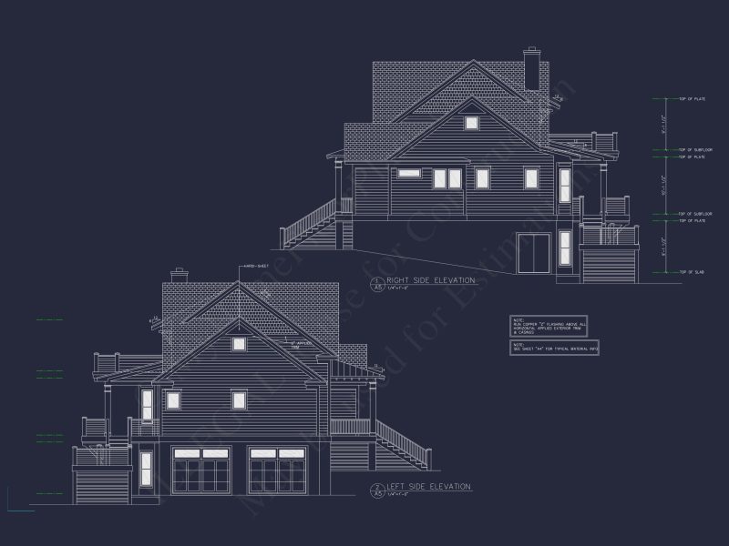 Spacious house Architectural Plan with CAD Designs