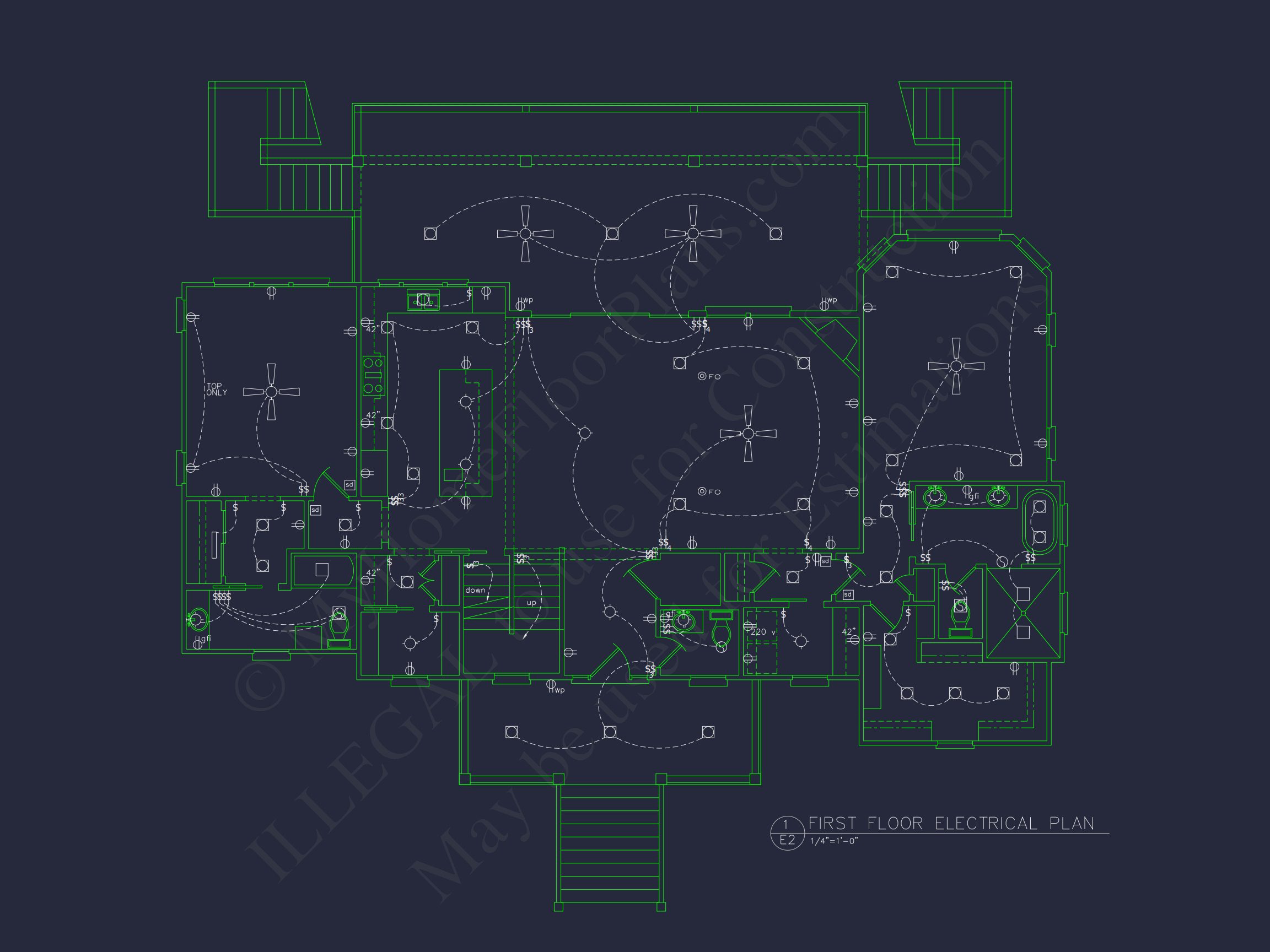 Spacious house Architectural Plan with CAD Designs