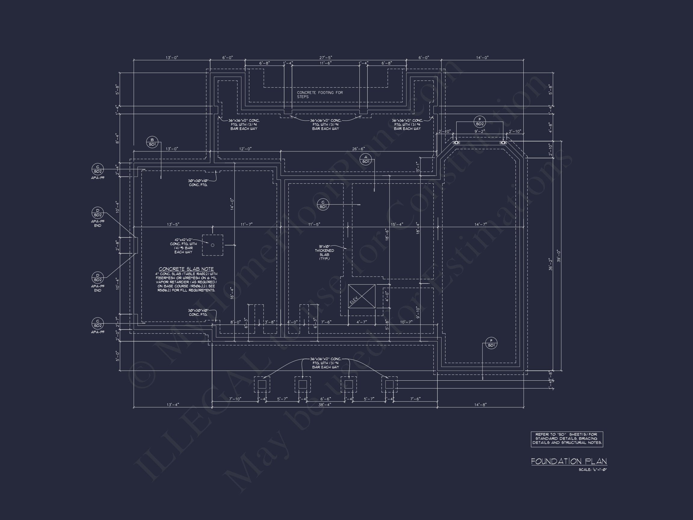 Spacious house Architectural Plan with CAD Designs