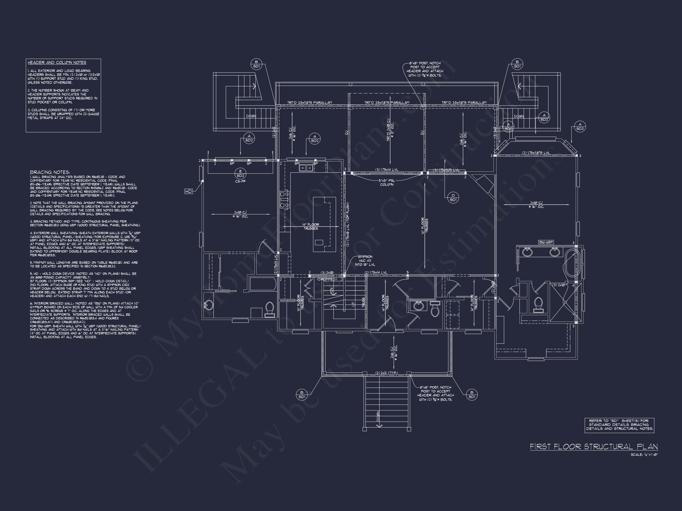 Spacious house Architectural Plan with CAD Designs