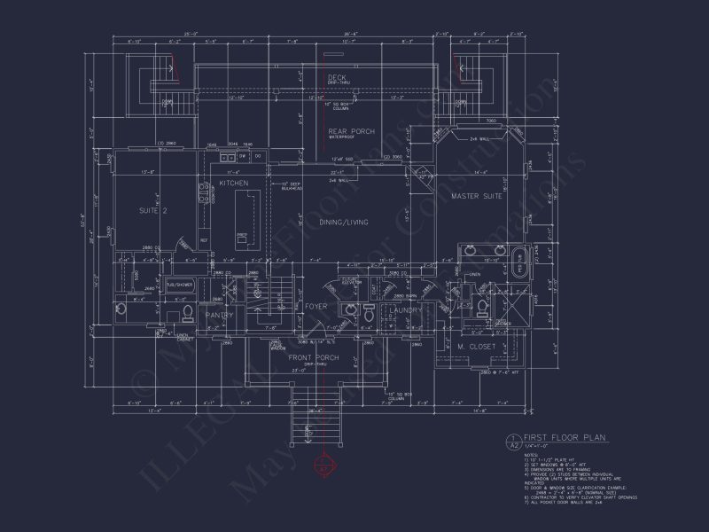 Spacious house Architectural Plan with CAD Designs