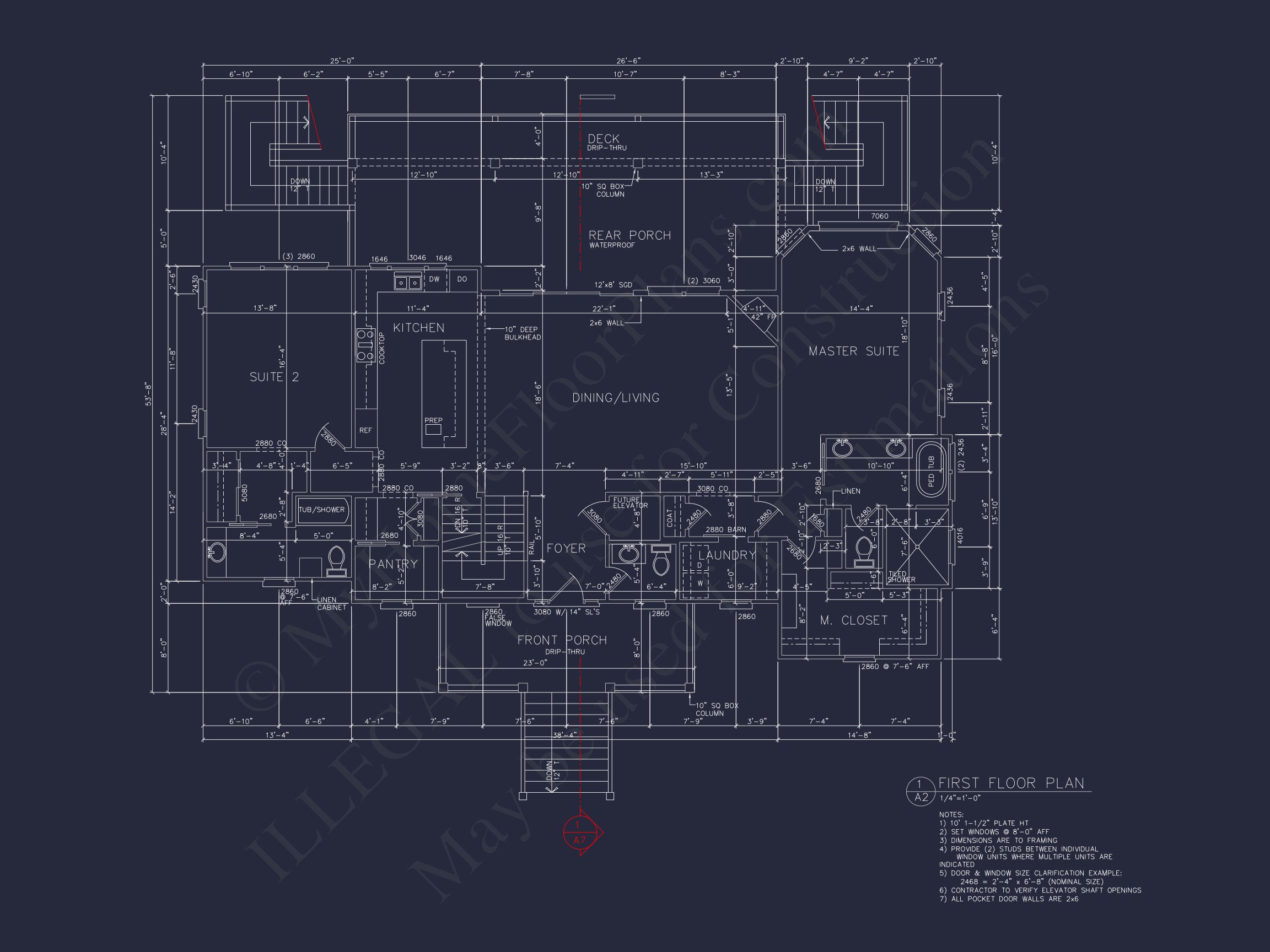 Spacious house Architectural Plan with CAD Designs