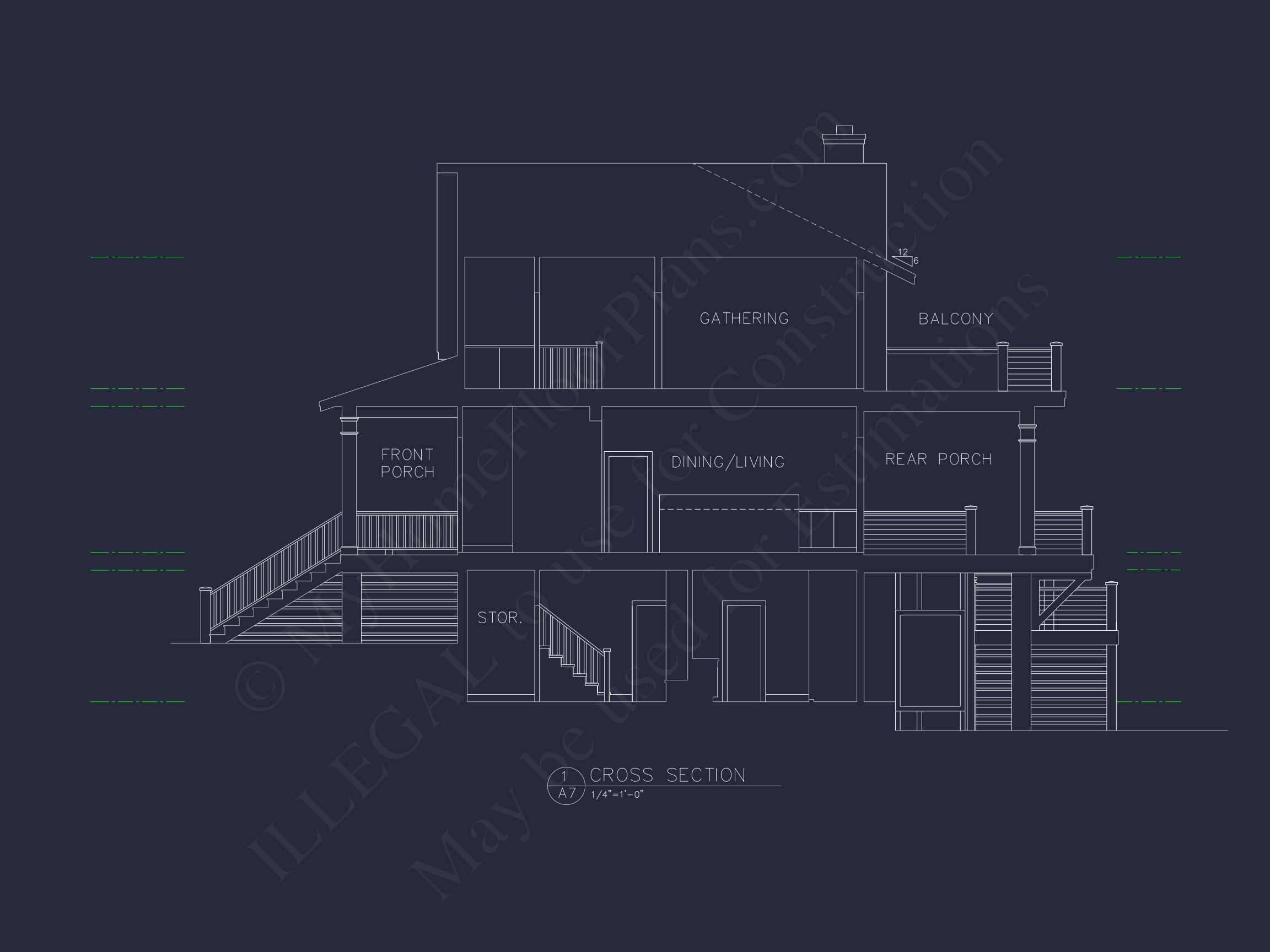 Spacious house Architectural Plan with CAD Designs