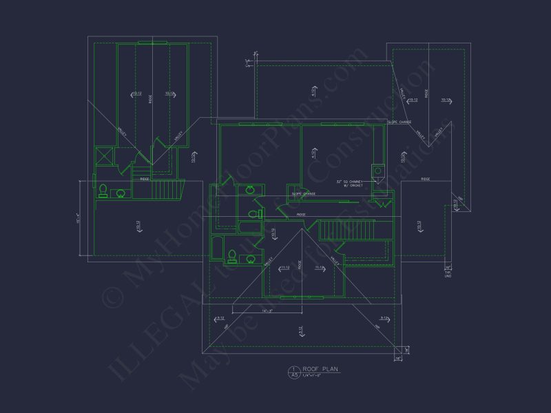 Spacious house CAD Floor Plan with Custom Architectural Designs