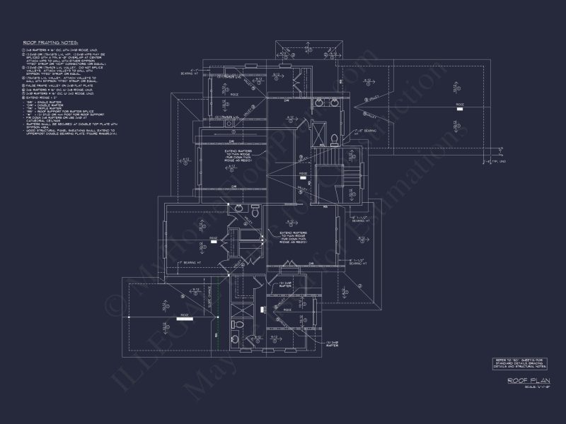 Spacious house Design with 2-Story Floor Plan and Modern Blueprint