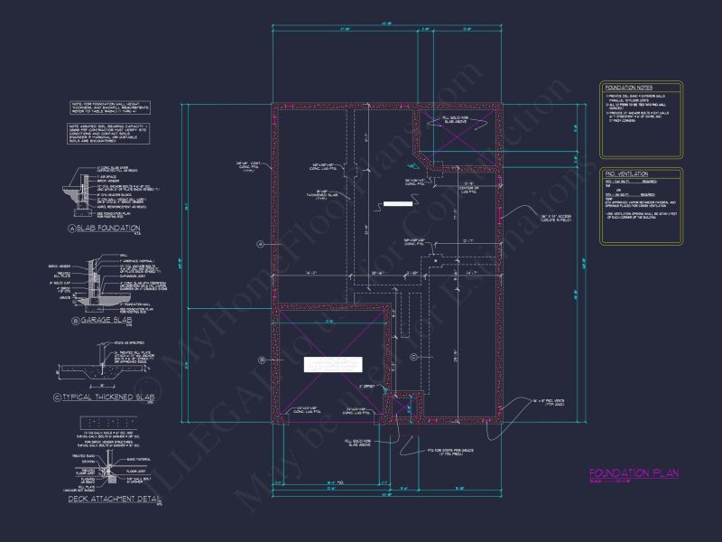 Spacious house Design with 4 Beds, Open Floor, & CAD Blueprint
