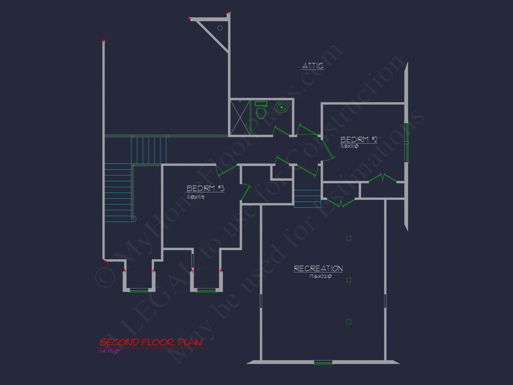 Spacious house Design with Floor Plan, CAD & Blueprint
