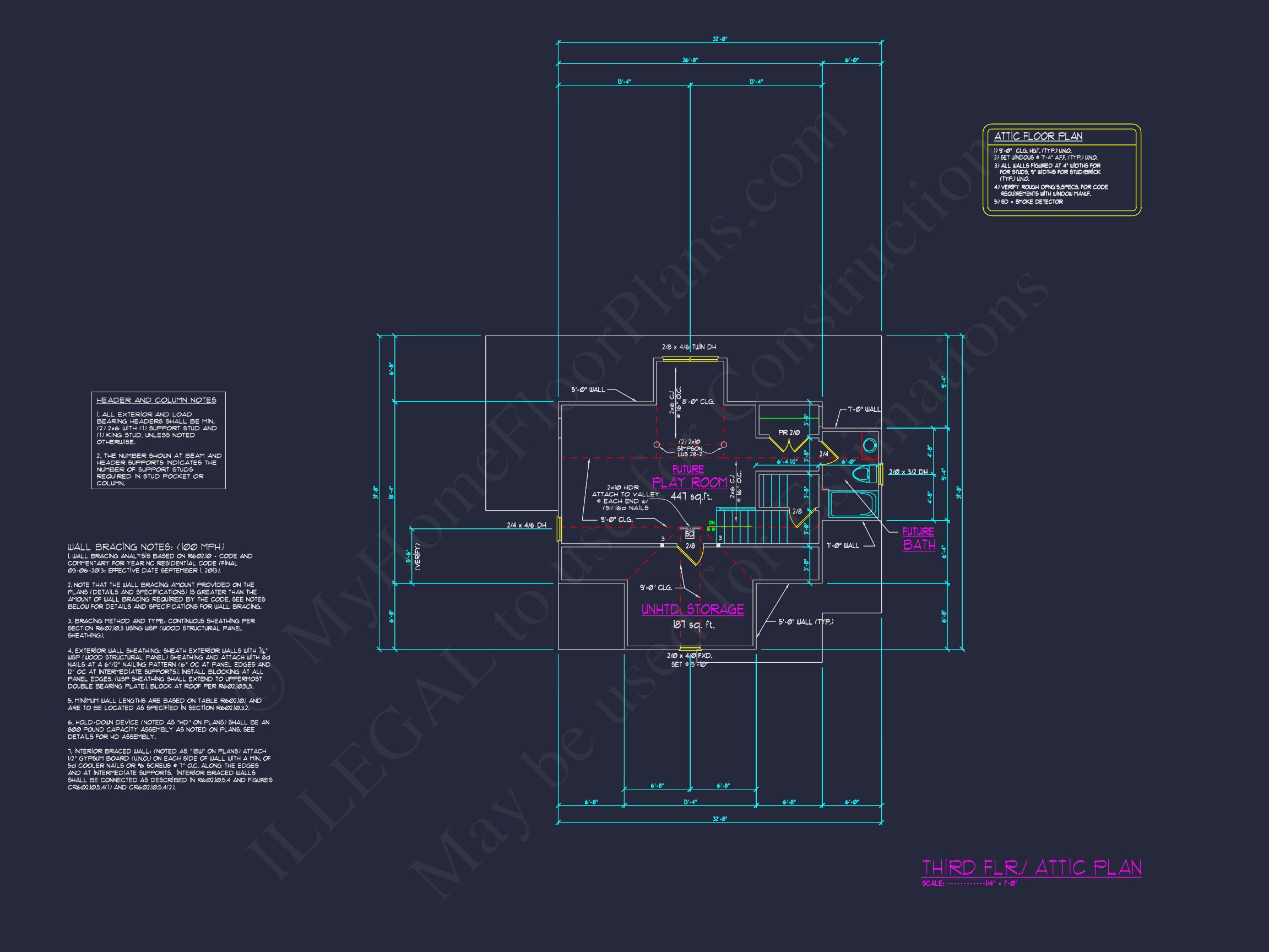 Spacious house Design with Floor Plan,CAD,and Features