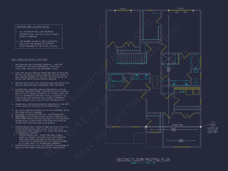 Spacious house Designs with Floor Plan CAD for Modern Living