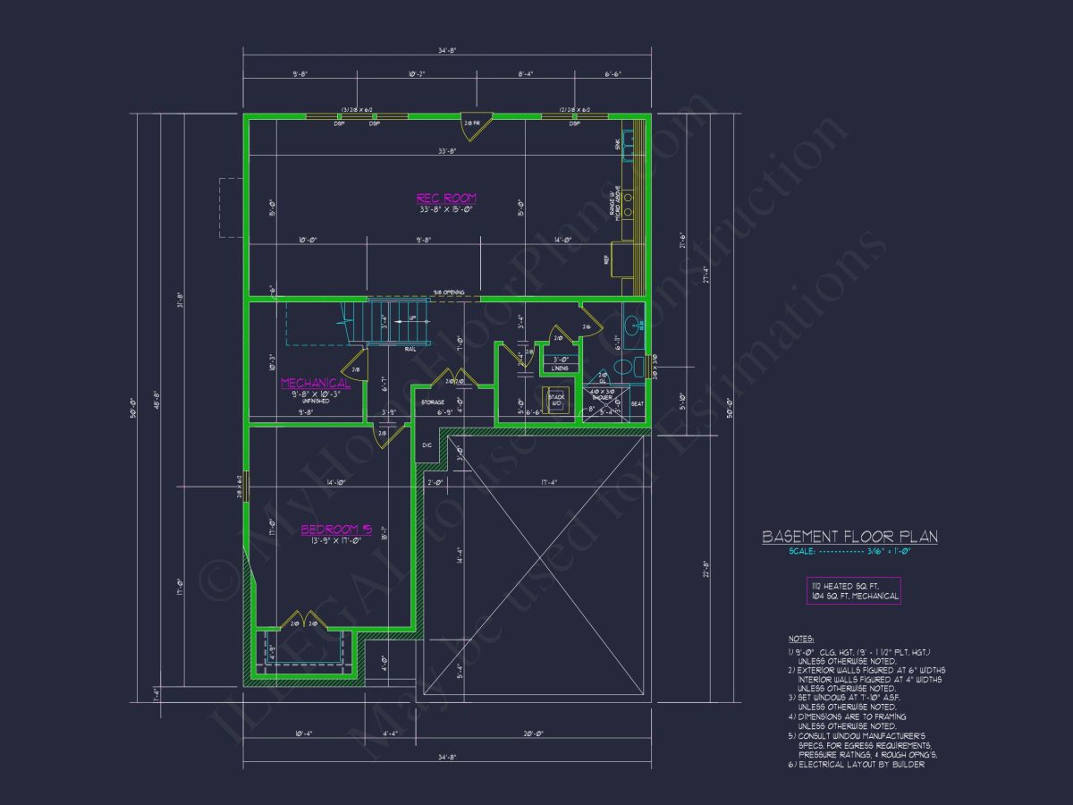 Spacious house Designs with Floor Plan CAD for Modern Living