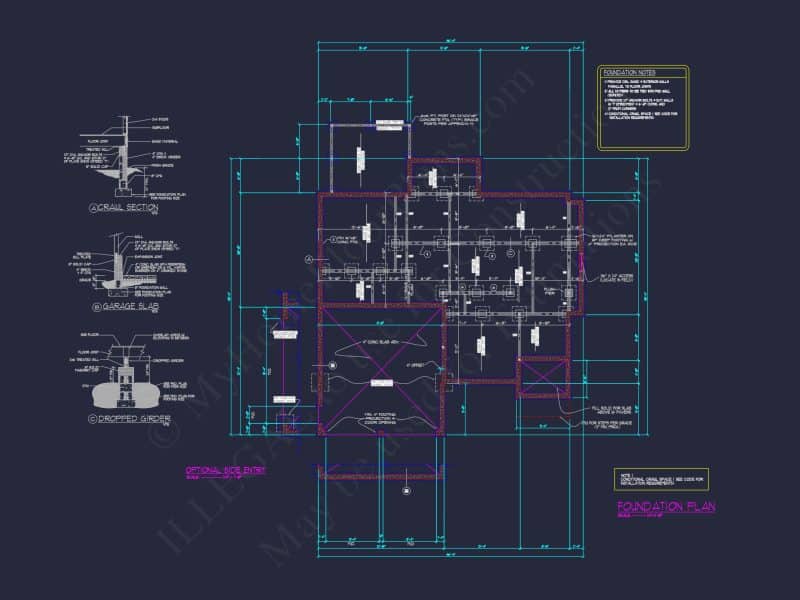 Spacious house Floor Plan with Architectural Designs and CAD