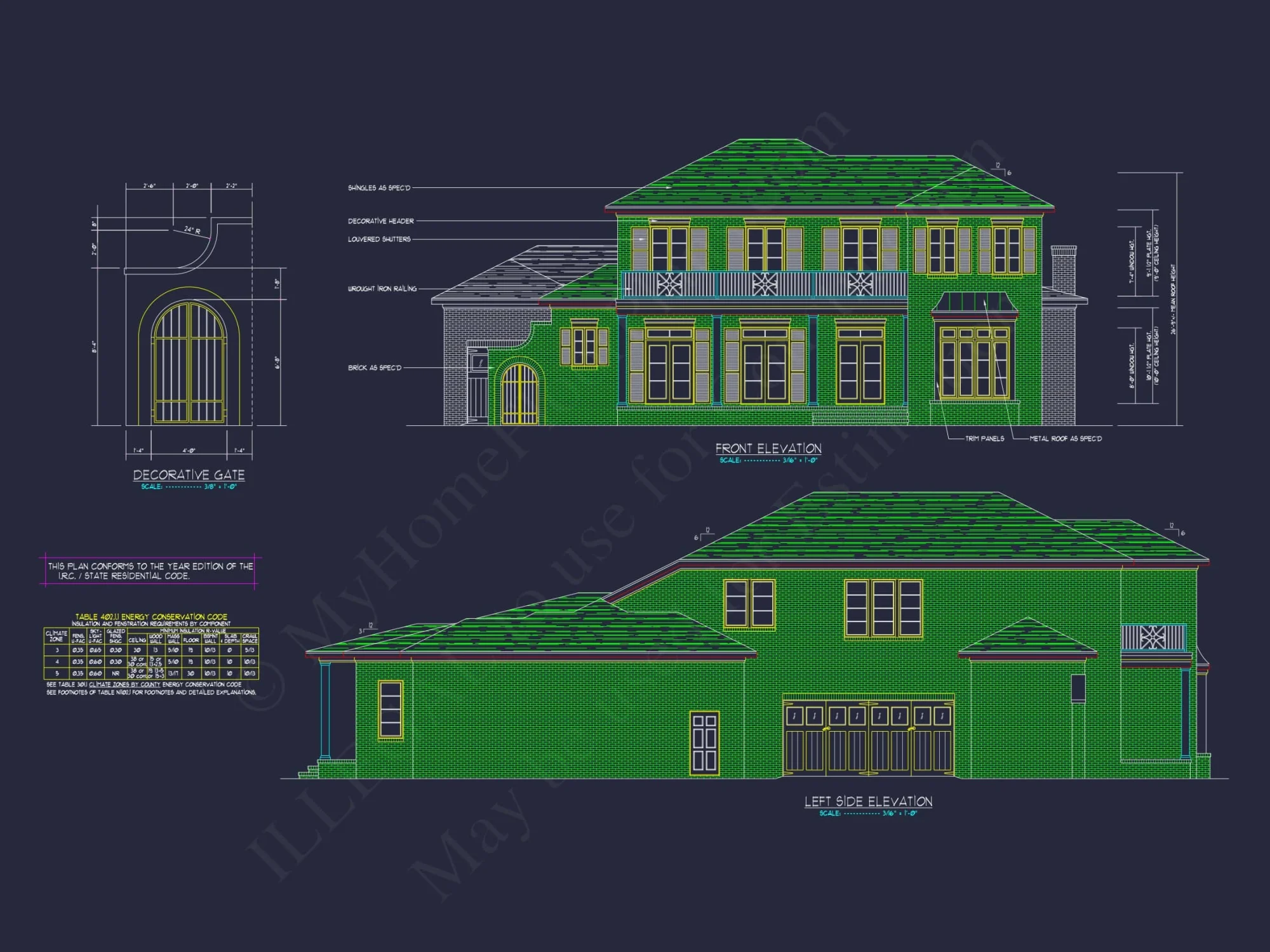 Spacious house Floor Plan with Blueprint & CAD Designs